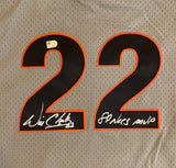 Will Clark Autographed "1989 NLCS MVP" Grey Batting Practice Giants Mitchell & Ness Jersey