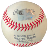 Alex Avila Autographed 2013 Postseason Logo Baseball - Player's Closet Project