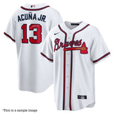 Ronald Acuna Jr. Autographed Braves White Replica Jersey