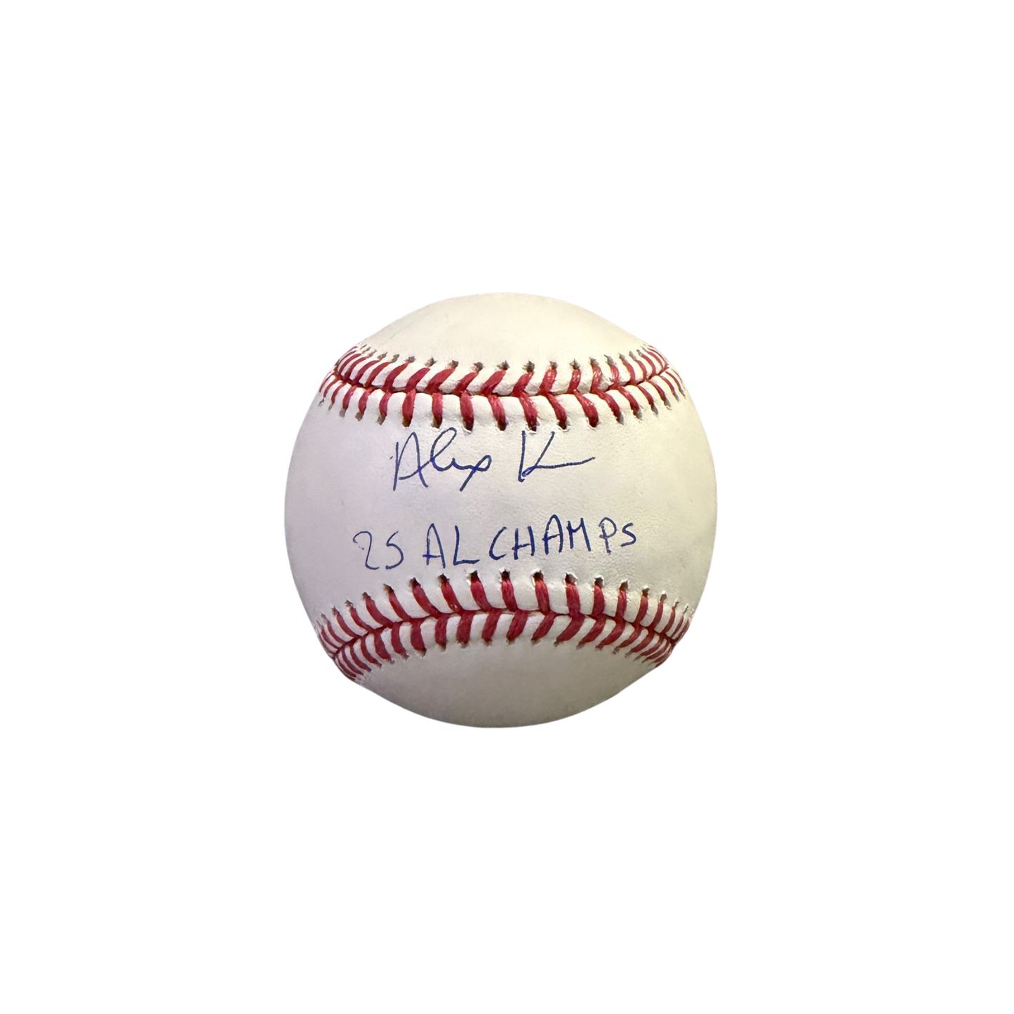 Alejandro Kirk Autographed "25 AL CHAMPS" Baseball