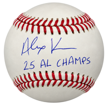 Alejandro Kirk Autographed "25 AL CHAMPS" Baseball