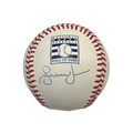 Andruw Jones Autographed HOF Logo Baseball