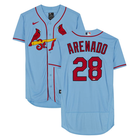 Nolan Arenado Autographed Cardinals Blue Authentic Jersey
