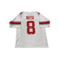 Arvell Reese Autographed White Custom Jersey