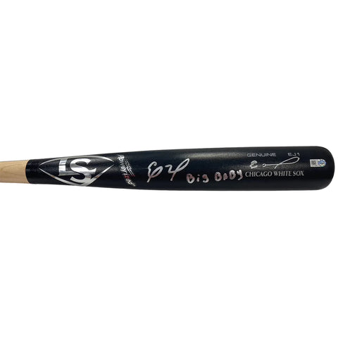 Eloy Jimenez Autographed Game Model Louisville Slugger Bat with "Big Baby" Inscription