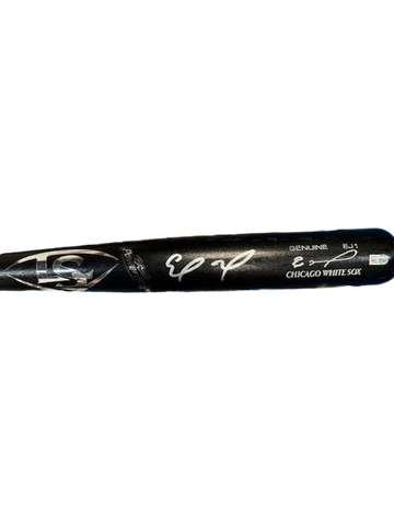 Eloy Jimenez Autographed Game Model Louisville Slugger Bat DAMAGED