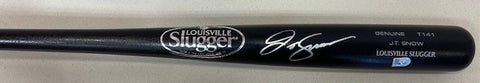 JT Snow Autographed Official Black Game Model Louisville Slugger Bat