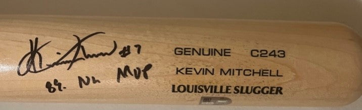 Kevin Mitchell Autographed 1989 NL MVP Baseball