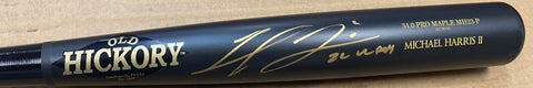 Michael Harris II Autographed "22 NL ROY" Old Hickory Game Model Bat