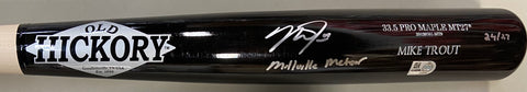 Mike Trout Autographed "Millville Meteor" Player Issued Gamer Bat - Limited Edition of 27