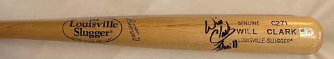 Will Clark Autographed Game Model Louisville Slugger Bat with "Thrill" Inscription