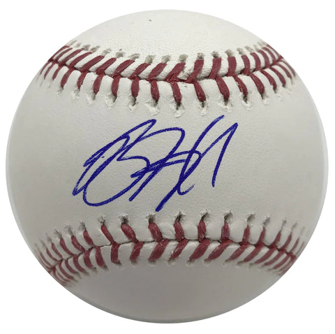 Brent Honeywell Autographed Baseball