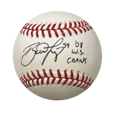 Brad Lidge Autographed "08 WS Champs" Baseball