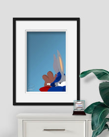 Baseball Bugs - Team Variant CHC Art Print