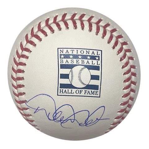 Derek Jeter Autographed Hall of Fame Logo Baseball