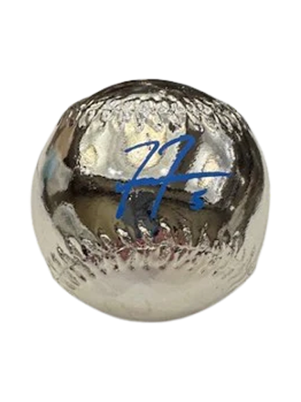 Freddie Freeman Autographed Silver Chrome Baseball