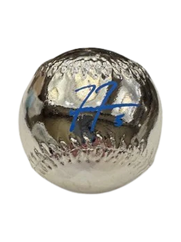 Freddie Freeman Autographed Silver Chrome Baseball