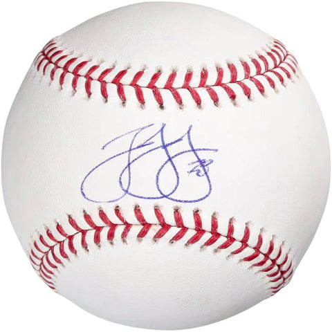 J.D. Davis Autographed Baseball