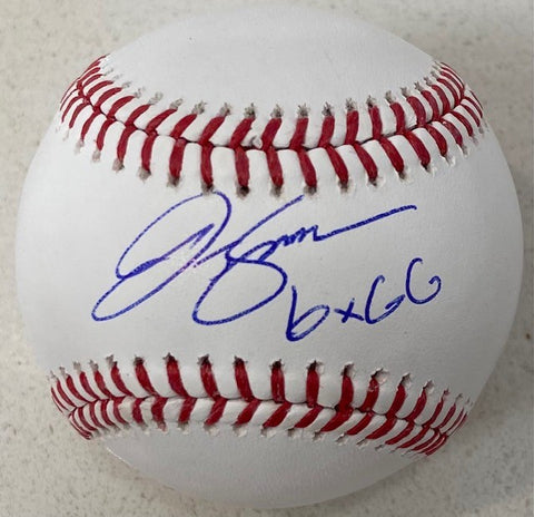 J.T. Snow Autographed "6x Gold Glove" Baseball