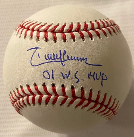 Randy Johnson Autographed "01 WS MVP" Baseball