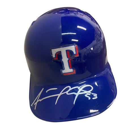 Adolis Garcia Autographed Rangers Batting Helmet