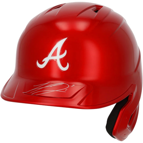 Michael Harris II Autographed Braves Alternate Chrome Batting Helmet
