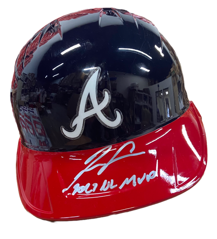 Ronald Acuna Jr. Autographed "2023 NL MVP" Braves Batting Helmet