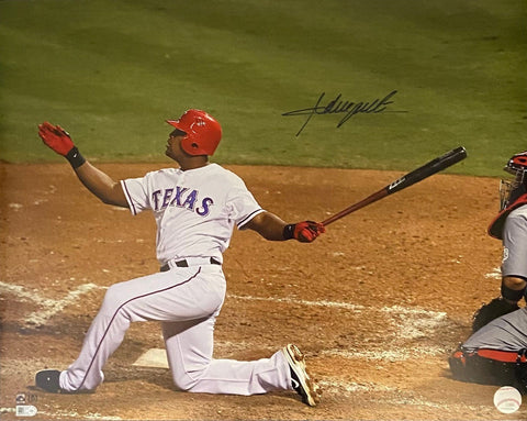 Adrian Beltre Autographed 16x20 - Rangers WS HR