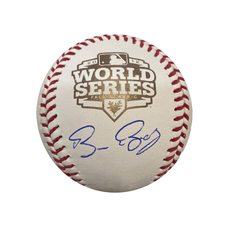 Bruce Bochy Autographed 2012 World Series Logo Baseball