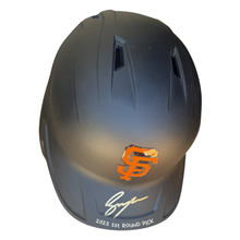 Bryce Eldridge "2023 1st Round Pick" Autographed San Francisco Giants Batting Helmet