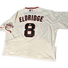 Bryce Eldridge Autographed "2023 1st Round Pick" Cream San Francisco Giants Authentic Jersey