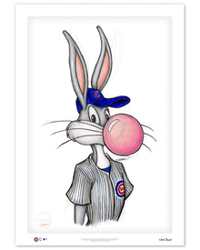 Bubblegum Bugs x MLB Cubs Art Print