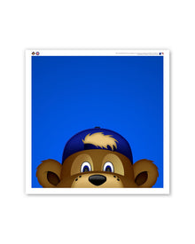 Minimalist Clark The Cub Art Print