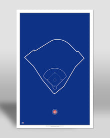 MLB Outline Ballpark - Wrigley Field