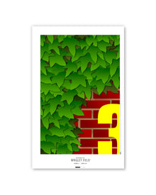 C Minimalist Wrigley Field Art Print