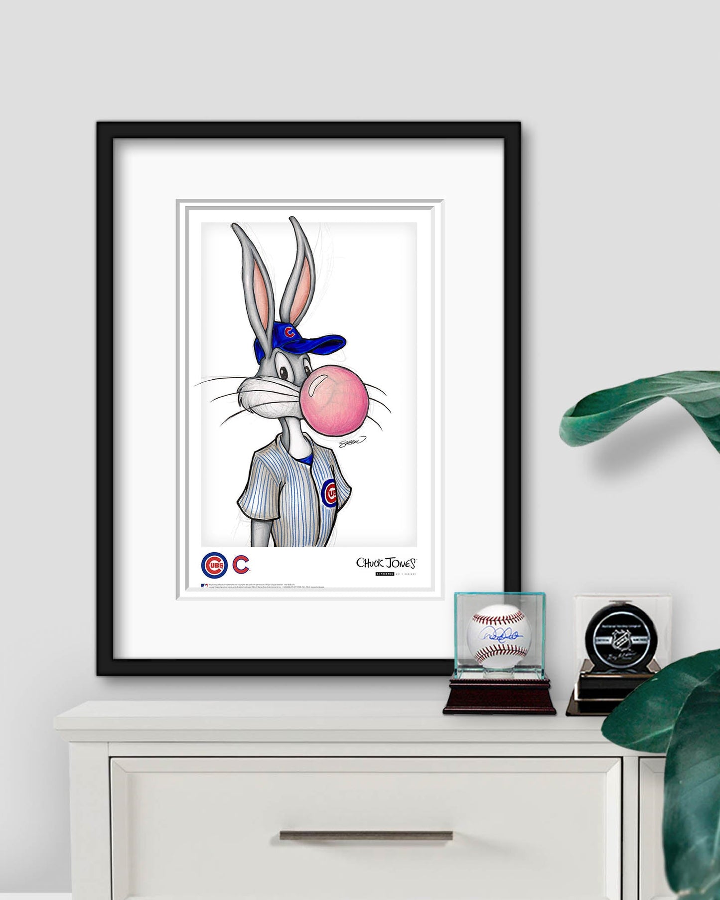 Bubblegum Bugs x MLB Cubs Art Print