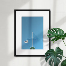 C Minimalist Wrigley Field Art Print