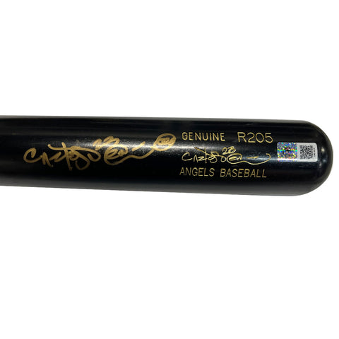 Carlos Pena Autographed Game Used Louisville Slugger Angels Bat - Player's Closet Project