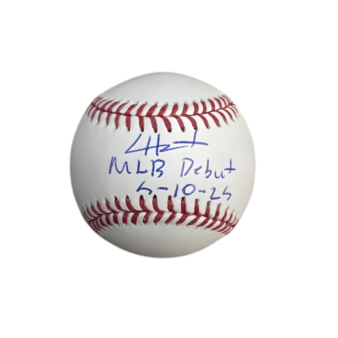 Cade Horton Chicago Cubs Autographed "MLB DEBUT 5/10/25" Baseball