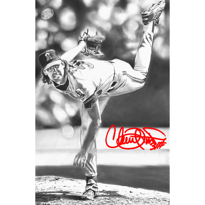 Chuck Finley 24" Canvas Print - Artwork By Hobrecht Art