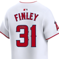 Chuck Finley Autographed Los Angeles Angels White Replica Jersey - (PRESALE)