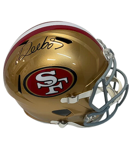 Deebo Samuel Autographed 49ers Riddell Speed Replica Football Helmet