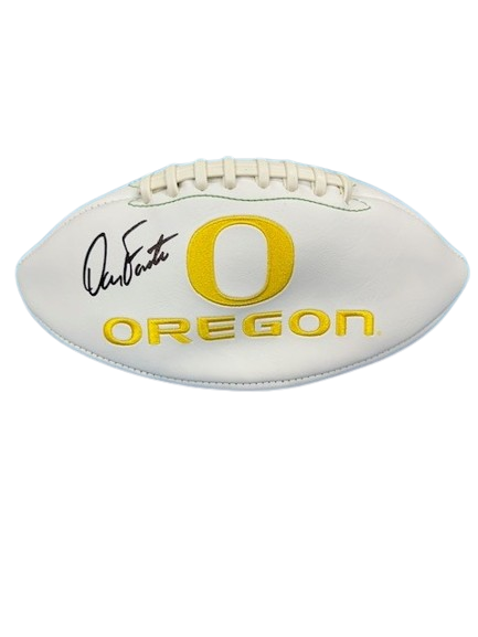 Dan Fouts Autographed Oregon Ducks White Panel Football