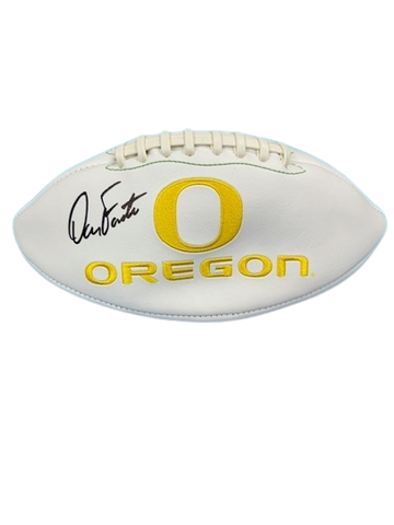 Dan Fouts Autographed Oregon Ducks White Panel Football