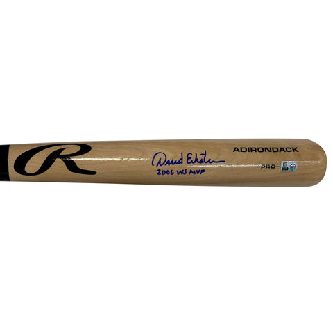 David Eckstein Autographed "06 WS MVP" Blonde Rawlings Bat