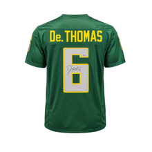 DeAnthony Thomas Autographed Dark Green Custom Jersey