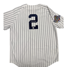 Derek Jeter Autographed 1996 WS Patch Mitchell & Ness Authentic Jersey
