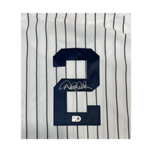 Derek Jeter Autographed 1996 WS Patch Mitchell & Ness Authentic Jersey