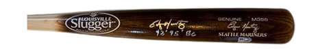 Edgar Martinez Autographed "92, 95 BC" Game Model Louisville Slugger Bat