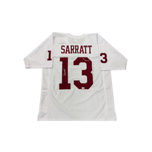 Elijah Sarratt Autographed "Go Hoosiers!" White Custom Jersey
